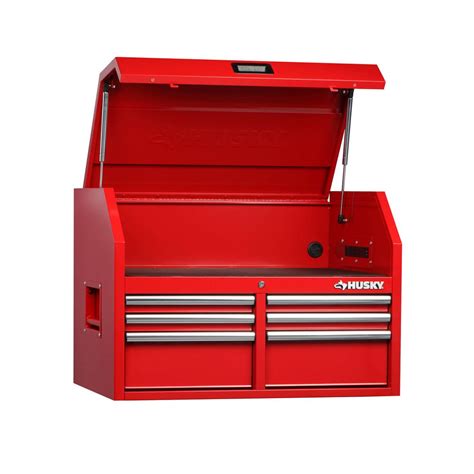 husky red metal tool box|36 inch husky tool chest.